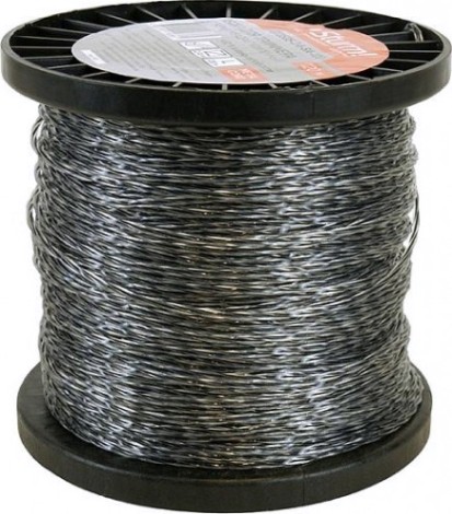Леска триммерная Sturm GT3535-2.4-SA-120 d=2.4мм, l=120м, круч. квадрат metal cord