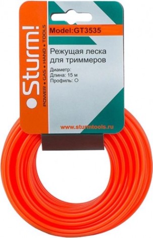 Леска триммерная Sturm GT3535-4.0-0-15 круг 4 мм/15 м