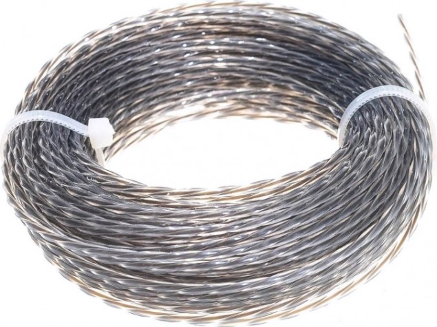 Леска триммерная Sturm ТЛ3535-2.0-7-3110 семигранник металлик, промбухта.