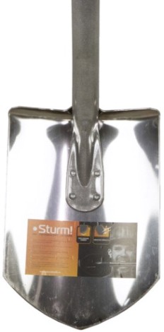 Лопата Sturm 3010-12-01N штыковая нерж, черен. алюм. метал оранж v-обр.ручк Лопата Sturm 3010-12-01N штыковая нерж, черен. алюм. метал оранж v-обр.ручк