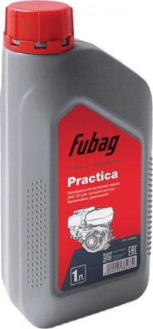 Масла для 4-тактных двигателей FUBAG 4T Practica SAE 30 1 л минеральное [838266 Fubag 4T Practica]
