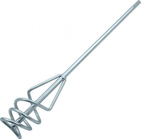 Миксер Denzel 848 257 60х400 мм, оцинкованный, хвостовик sds plus [848257]