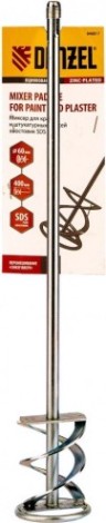 Миксер Denzel 848 817 60х400 мм, оцинкованный, хвостовик sds plus [848817]