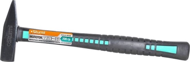 Молоток Sturm 1010-02-FR0300 полностью обрезин. рукоятка, 300гр.