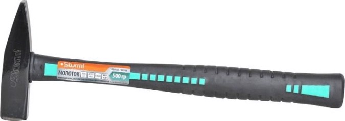Молоток Sturm 1010-02-FR0500 полностью обрезин. рукоятка, 500гр.