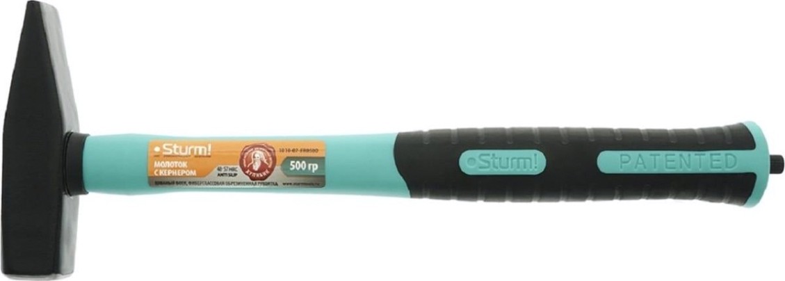 Молоток Sturm 1010-07-FR0500 с кернером, фибергласс.рукоятка, 500гр.