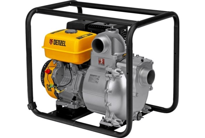 Мотопомпа бензиновая для грязной воды Denzel PX-80D [99204]