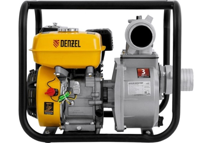 Мотопомпа бензиновая для слабозагрязненной воды Denzel PX-80 [99202]