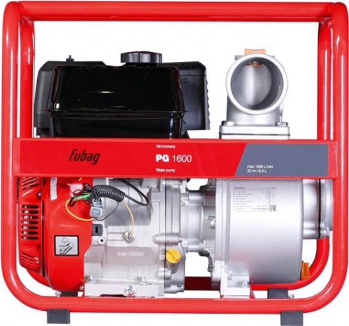 Мотопомпа бензиновая FUBAG PG 1600 для слабозагрязненной воды [568715]
