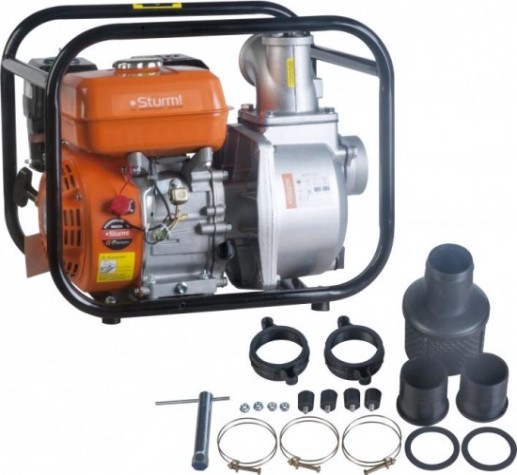 Мотопомпа бензиновая Sturm BP87101 для слабозагрязненной воды