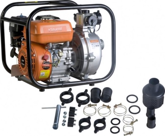 Мотопомпа бензиновая Sturm BP8760VD для слабозагрязненной воды, высоконапорная [BP8760VD]