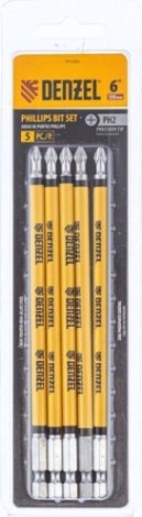 Набор бит Denzel PH2x6" 5 шт. [7711333]