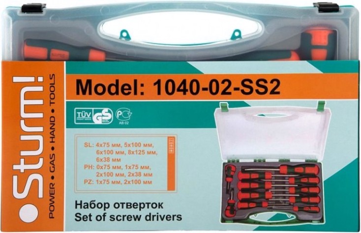 Набор отверток Sturm 1040-02-SS2 11 пред. Набор отверток Sturm 1040-02-SS2 11 пред.