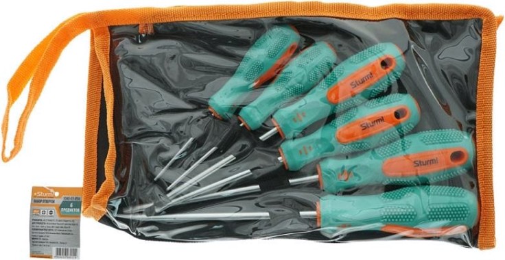 Набор отверток Sturm 1040-03-BS6 6 шт, crv Набор отверток Sturm 1040-03-BS6 6 шт, crv