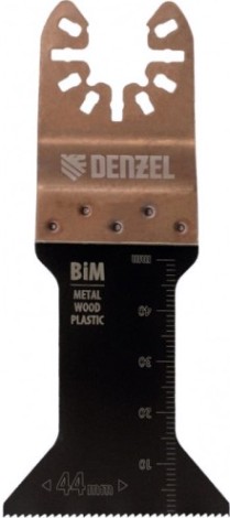 Насадка для реноватора Denzel 782 307 т-образная, bim, по металлу и дереву, 44x1,4 мм, м [782307]