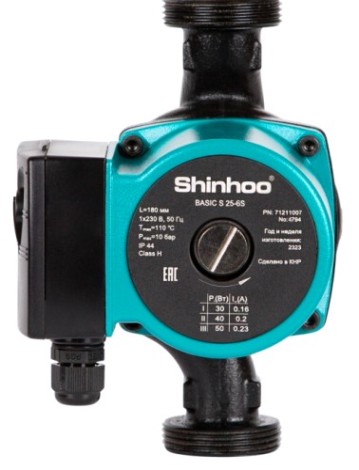 Насос циркуляционный SHINHOO BASIC S 25-6S 130 [71211007]