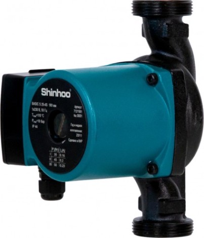 Насос циркуляционный SHINHOO BASIC S 25-8S 180 [НС-1514896]