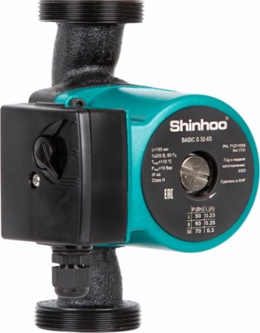 Насос циркуляционный SHINHOO BASIC S 32-6S 180 [НС-1514898]