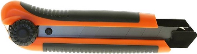 Нож для строительных работ Sturm 1076-08-07 25мм, 2-х компонент. корпус, винтовой фиксатор Нож для строительных работ Sturm 1076-08-07 25мм, 2-х компонент. корпус, винтовой фиксатор