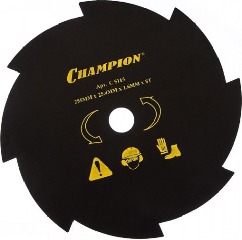 Нож для травы CHAMPION 8/255/25,4 (Т283,Т284,125R,325RDx /Rx,323R,235R,FS80,85,100,FR85,350,450) (С5115) [C5115]