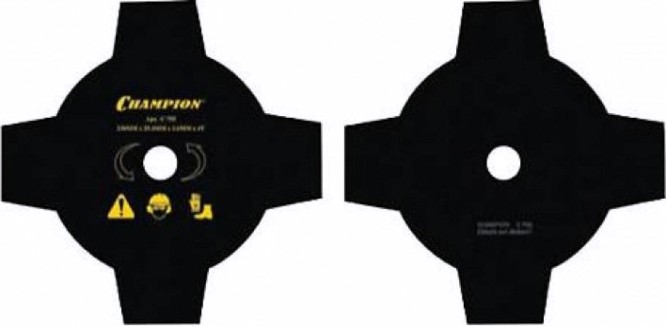 Нож для травы CHAMPION C5119 жесткой 4/250/20,0 (тип а) (343f,fs300,350,400,450