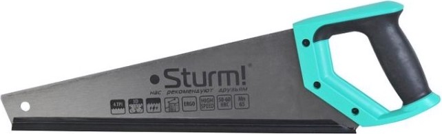 Ножовка по дереву Sturm 1060-52-450 450мм, 4tpi, 3d зуб