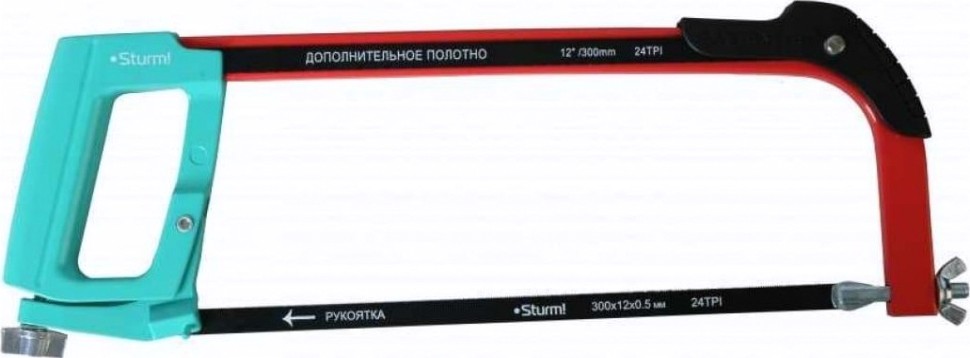 Ножовка по металлу Sturm 1061-07-300 с доп. полотном, 300мм