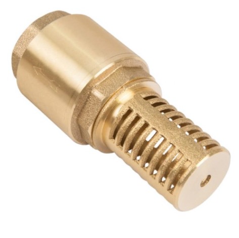 Обратный клапан UNIPUMP 3/4" с сеткой (сетка-латунь, толкатель-латунь) [22390]
