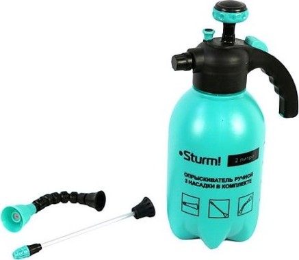 Опрыскиватель Sturm 3016-22-02 с 3 насадками, 2л. Опрыскиватель Sturm 3016-22-02 с 3 насадками, 2л.