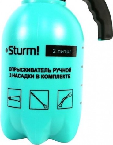 Опрыскиватель Sturm 3016-22-02 с 3 насадками, 2л. Опрыскиватель Sturm 3016-22-02 с 3 насадками, 2л.