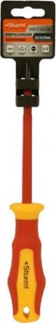 Отвертка диэлектрическая шлицевая Sturm 1040-17-SL5-125 sl5,5х125мм
