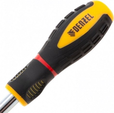 Отвертка с битами Denzel 7713381 комбинированная, sl3/16"-ph1, sl1/4"-ph2 Отвертка с битами Denzel 7713381 комбинированная, sl3/16"-ph1, sl1/4"-ph2