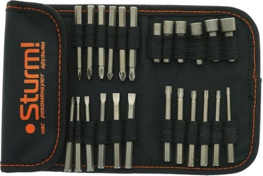 Отвертка с битами Sturm 1040-08-SS2 26 предметов