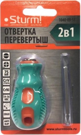 Отвертка Sturm 1040-09-S3 двухсторонняя ph2xsl6 Отвертка Sturm 1040-09-S3 двухсторонняя ph2xsl6