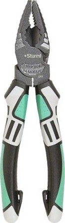 Плоскогубцы Sturm 1020-13-1-200 200мм, crv,+30% к силе реза, тефлоновое покрытие,t