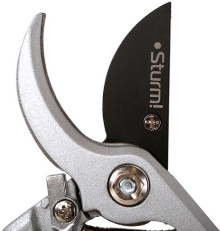 Секатор Sturm 3012-04-25 титановым покр., япон сталь sk5 алюм ручка