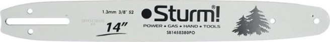 Шина для цепной пилы Sturm 14"-3/8"-1,3mm-52 SB1450380PO [SB1450380PO]