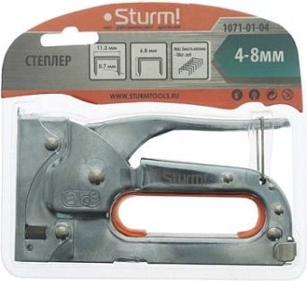 Скобозабиватель ручной Sturm 1071-01-04 металл. корпус
