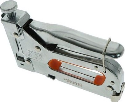 Скобозабиватель ручной Sturm 1071-01-06 регулируемый, со скобами (53) 200шт.