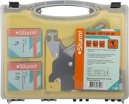 Скобозабиватель ручной Sturm 1071-01-S1 Скобозабиватель ручной Sturm 1071-01-S1