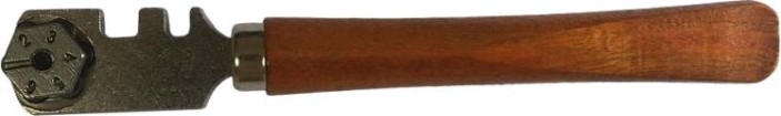Стеклорез Sturm 1077-AL-02 6-ти роликовый, с деревянной ручкой