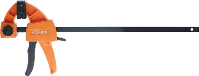 Струбцина быстрозажимная Sturm 1078-08-60 сжим-разжим, 600мм, 70-100кгс