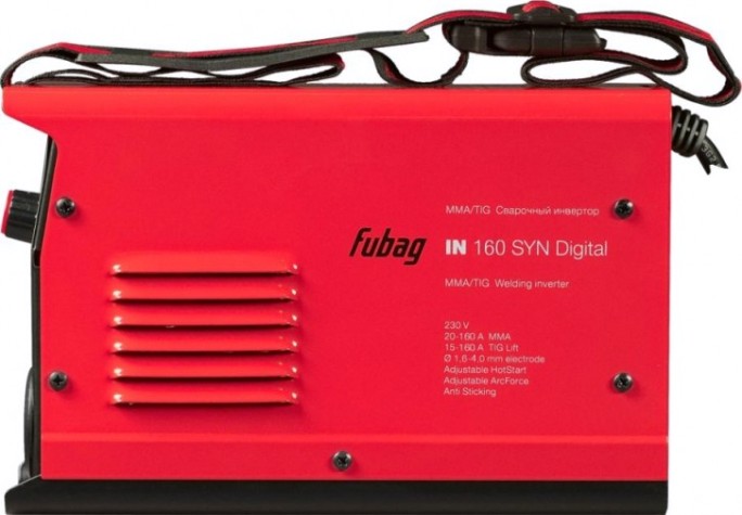 Сварочный инвертор FUBAG IN 160 SYN Digital [41392]