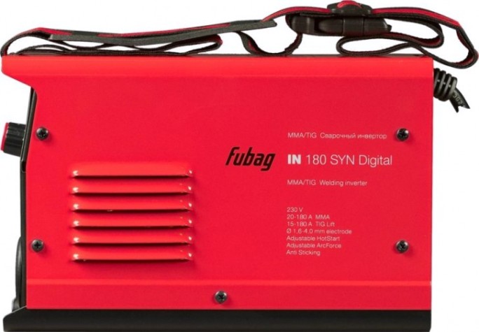 Сварочный инвертор FUBAG IN 180 SYN Digital [41387]