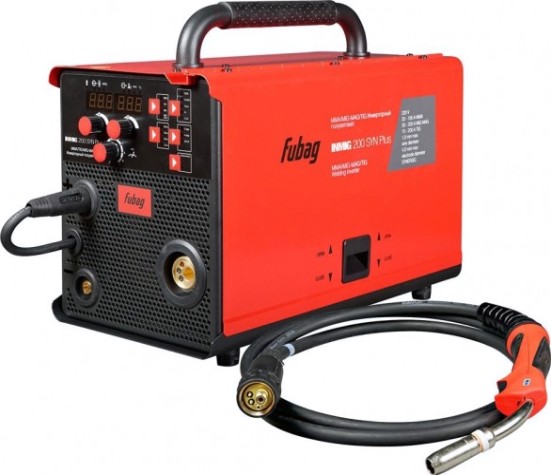 Сварочный полуавтомат FUBAG INMIG 200 SYN PLUS (31434) + горелка FB 250 3 м (38443) [31434.1]