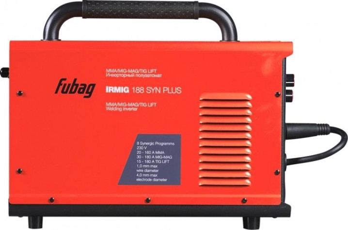 Сварочный полуавтомат FUBAG IRMIG 188 SYN PLUS (41380) + горелка fb 250 3m (fb 250 ergo 3m) (3844 [41380.1]