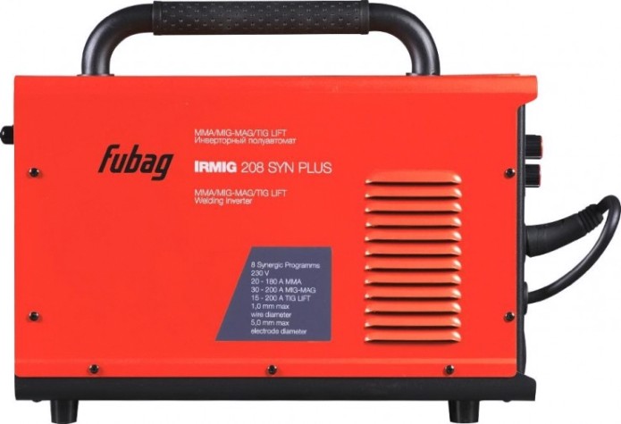 Сварочный полуавтомат FUBAG IRMIG 208 SYN PLUS (31447) + горелка fb 250 3m (fb 250 ergo 3m) (3844 [31447.1]
