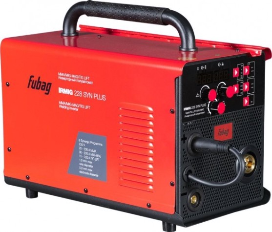 Сварочный полуавтомат FUBAG IRMIG 228 SYN PLUS (41381) + горелка fb 250 3m (fb 250 ergo 3m) (3844 [41381.1]