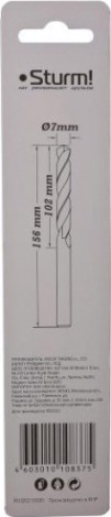 Сверло по металлу Sturm 1055-070-156L 2,0х85 мм, удлинен., 118° Сверло по металлу Sturm 1055-070-156L 2,0х85 мм, удлинен., 118°