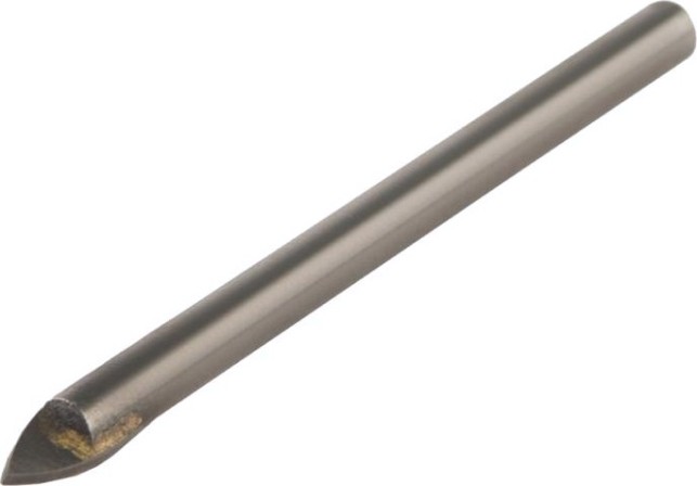 Сверло по стеклу и керамике Sturm 1055-03-04 круглый хвостовик, 2 грани